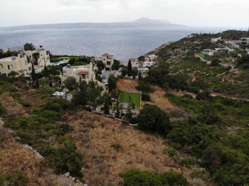 Plaka bei Chania Kreta, Plaka: Atemberaubendes Grundstück mit Meer- und Bergblick zu verkaufen Grundstück kaufen